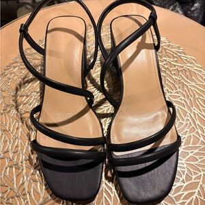 H&M Black Strappy Heels